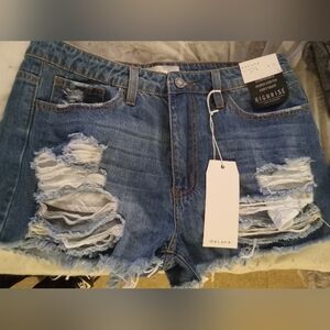 Ripped shorts by nature